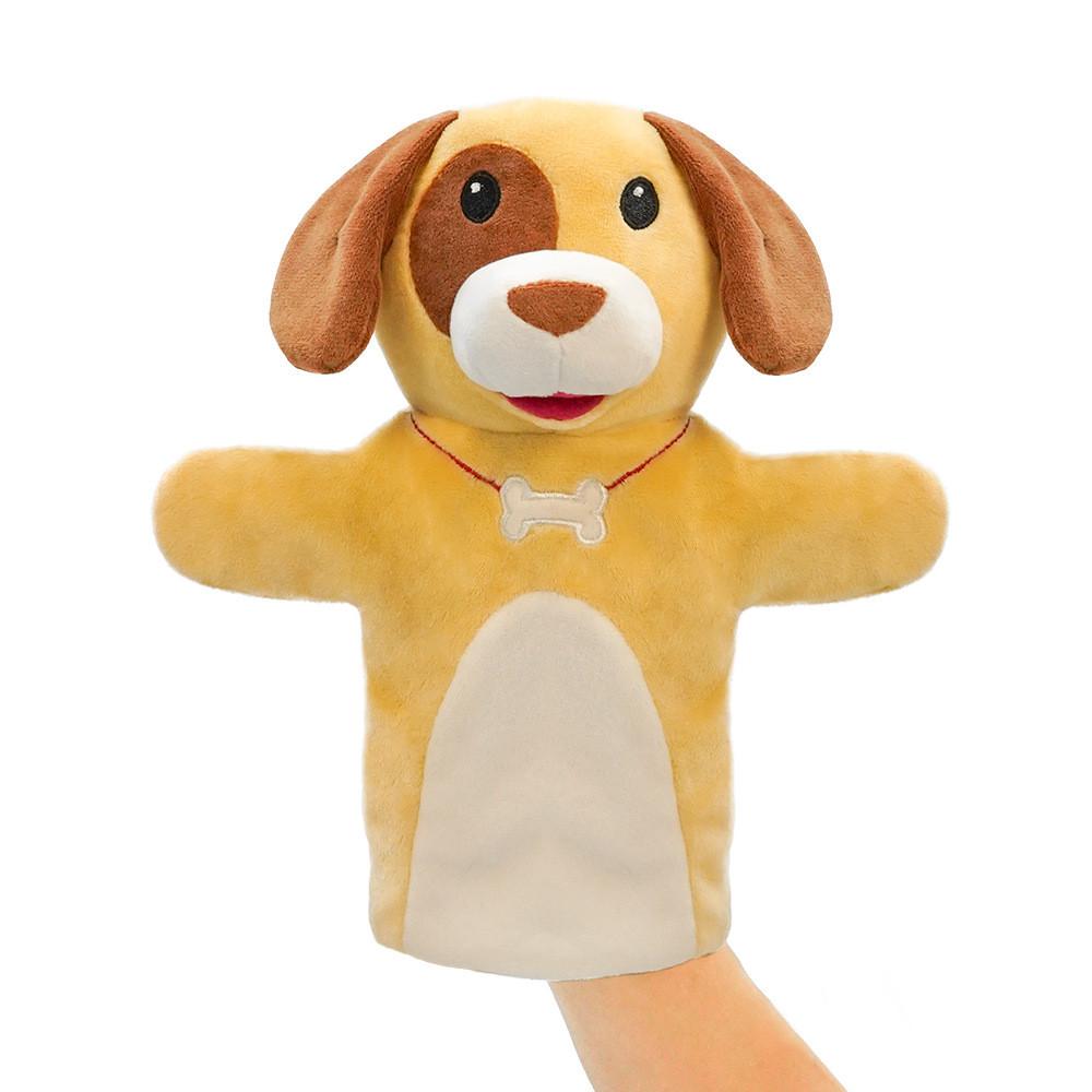 Hand Puppet Toy For Kids With Plush Animal Design Soft Watermelon Microfiber For Educational Play