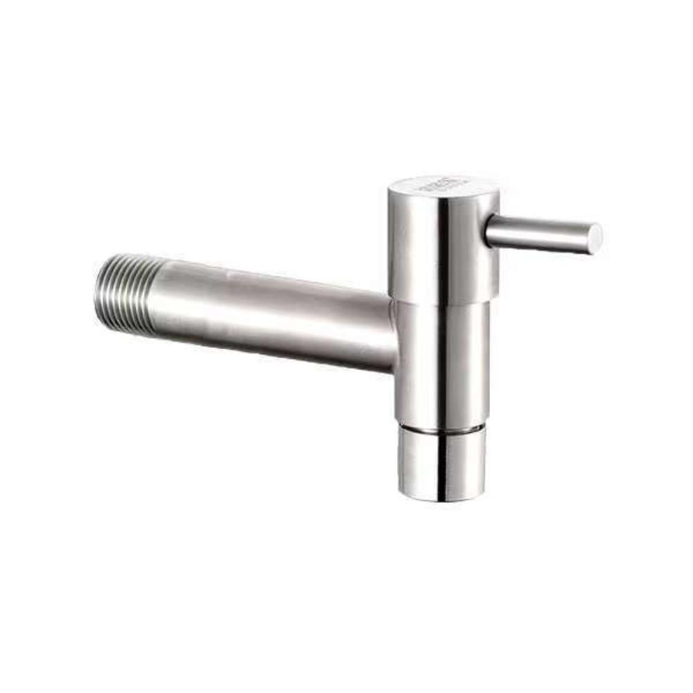 Wall Mounted Washing Machine Faucet T Shape Single Cold Faucet Practical Garden Bibcock  Bathroom