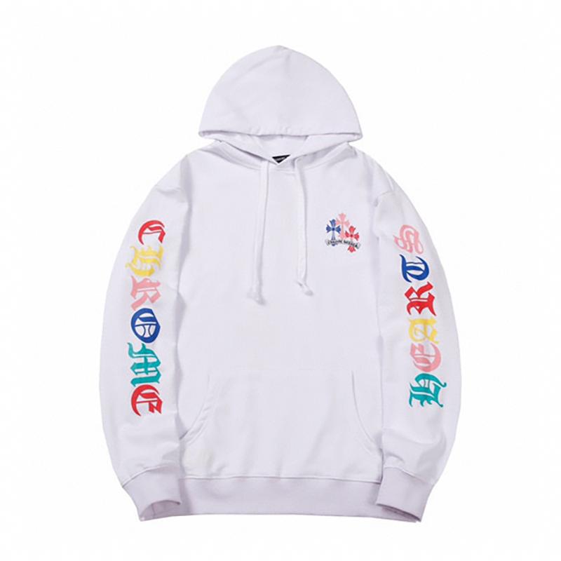 813 CHROME HEARTS 2025 Autumn and Winter New Plus Size Classic Style Logo Hooded Sweatshirt, Suitable for Couples to Wear