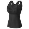 Women's Fall And Winter Warm Velvet Thickened Double Side Velvet Lace Seamless  Vest Bra Lingerie