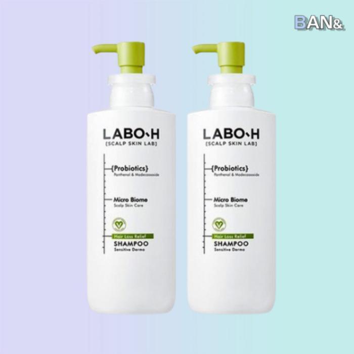 LABO-H Hair Loss Relief Shampoo for Sensitive Derma 400ml, 2 Pack (17236492)