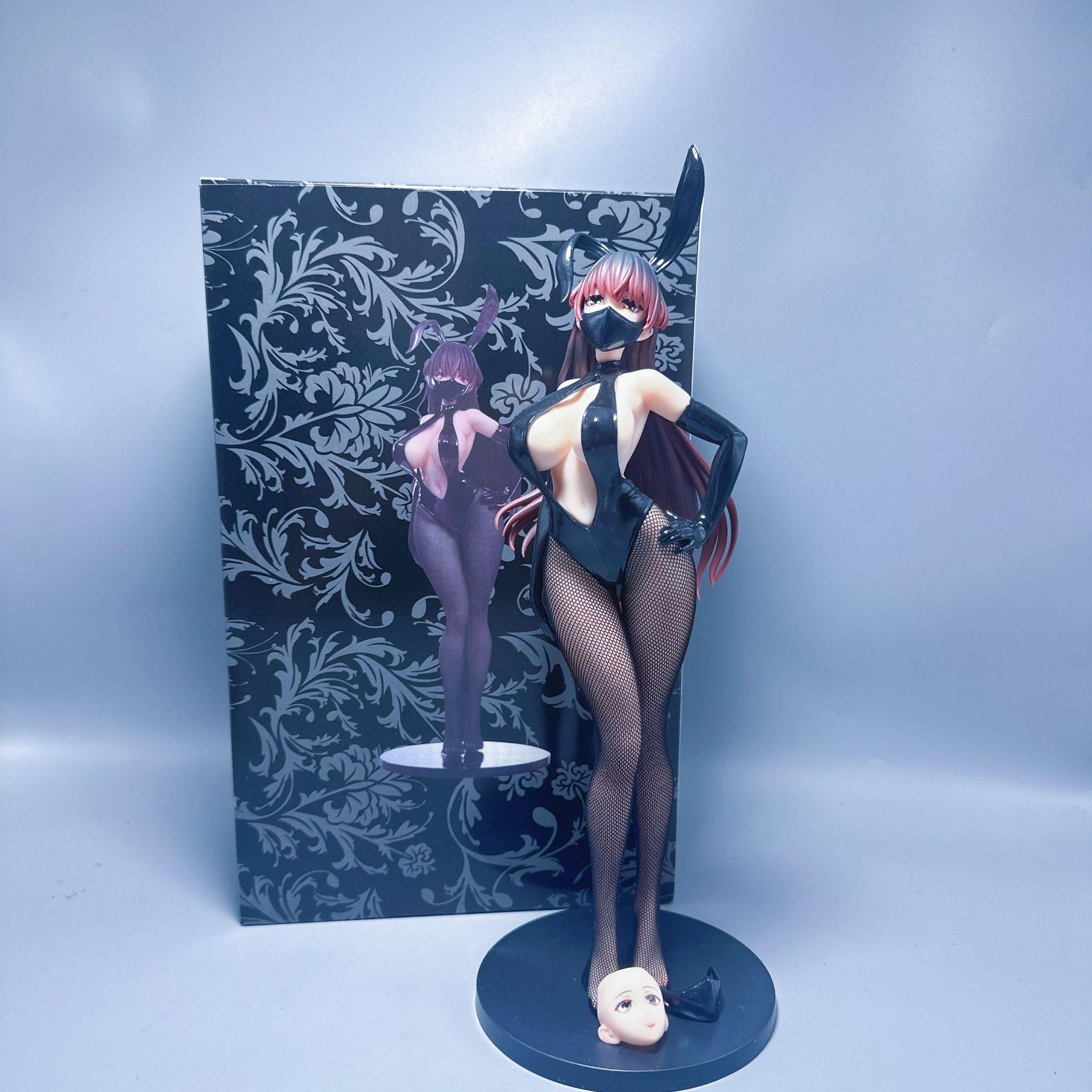 

32cm BearPanda Figure Konata-chan Ci Fang Jiang Anime Bunny Girl PVC Action Figure Toy Statue Adult Collection Model Doll Gift No Retail Box