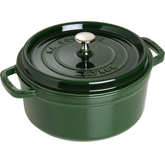 Cocotte Zwilling Staub, Round, 24 Cm, Basil Green, 3.8 L (40509-356-0)