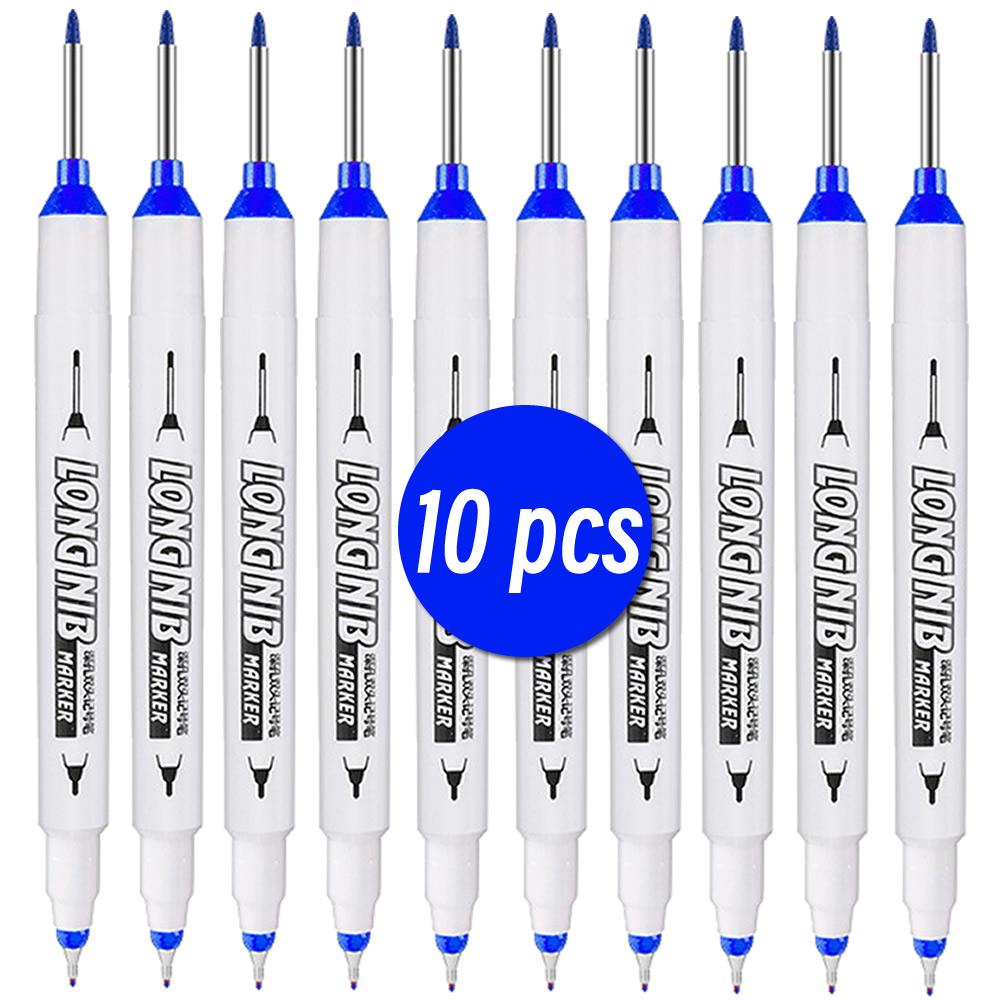 20mm Double-Tip Deep Hole Long Head Nib Markers Graffiti Marker Metal Pen Waterproof Woodworking Decoration Multi-Purpose Tools