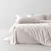 60S Bamboo Fiber Bed Sheet Set Solid Color Luxury Bedding A Class