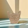1Pcs Creative Planter Seagrass Flowerpot Retro Storage Basket Tall Braided Design for Indoor Plants Kitchen Bathroom Shelf
