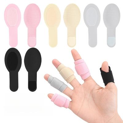 2 Peças Convenientes Ajustáveis Velcro Dez Dedos Reutilizável Universal Luva e Bandagem para Dedo