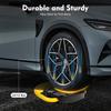 Parking Barrier Parking Post with Remote Controls and Keys 180° Rotating Rocker Lever Maximum Load Capacity 2T Waterproof