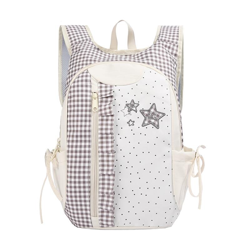 Schoolbag High-value Student Schoolbag Niche Lightweight College Style Backpack Fashion Versatile Class Tutoring Casual Backpack