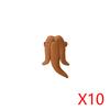 MOC City Building Blocks Figure Body Parts Creative Accessories Girl Hair Police Hat Scarf Beard Backpack MOC Bricks Toys T02
