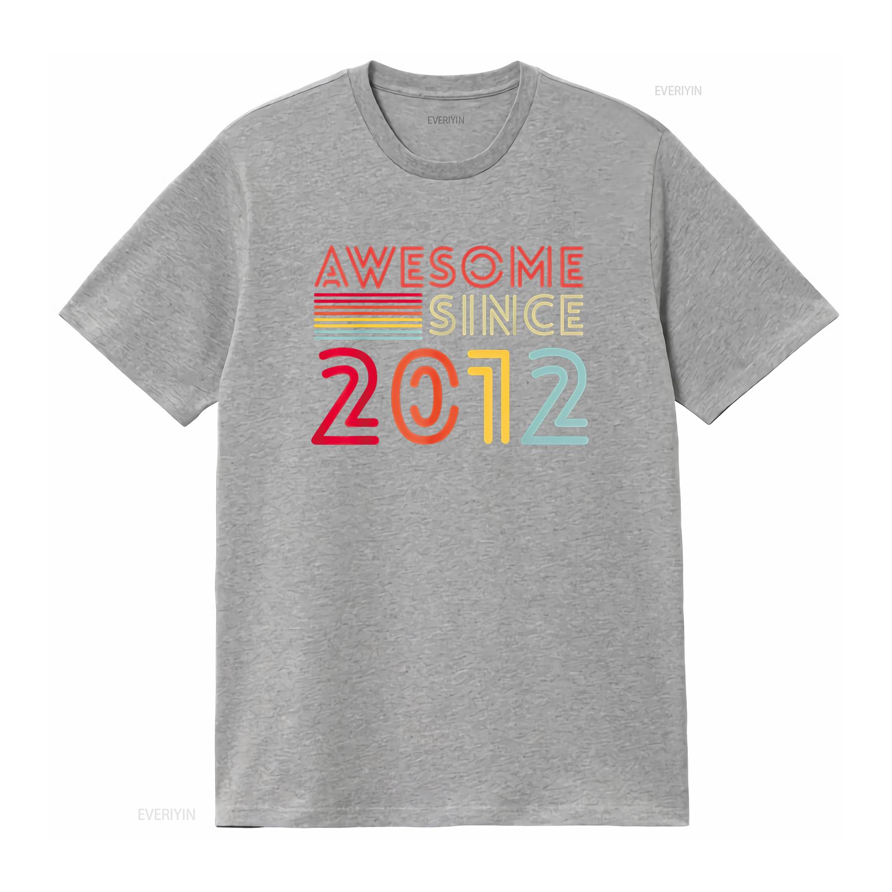 

12yr BDay Son Boy Funny 2012 12th for 12 Year Old Birthday T Shirt vintage Washed Stylish Stretched Slightly streetwear graphic S
