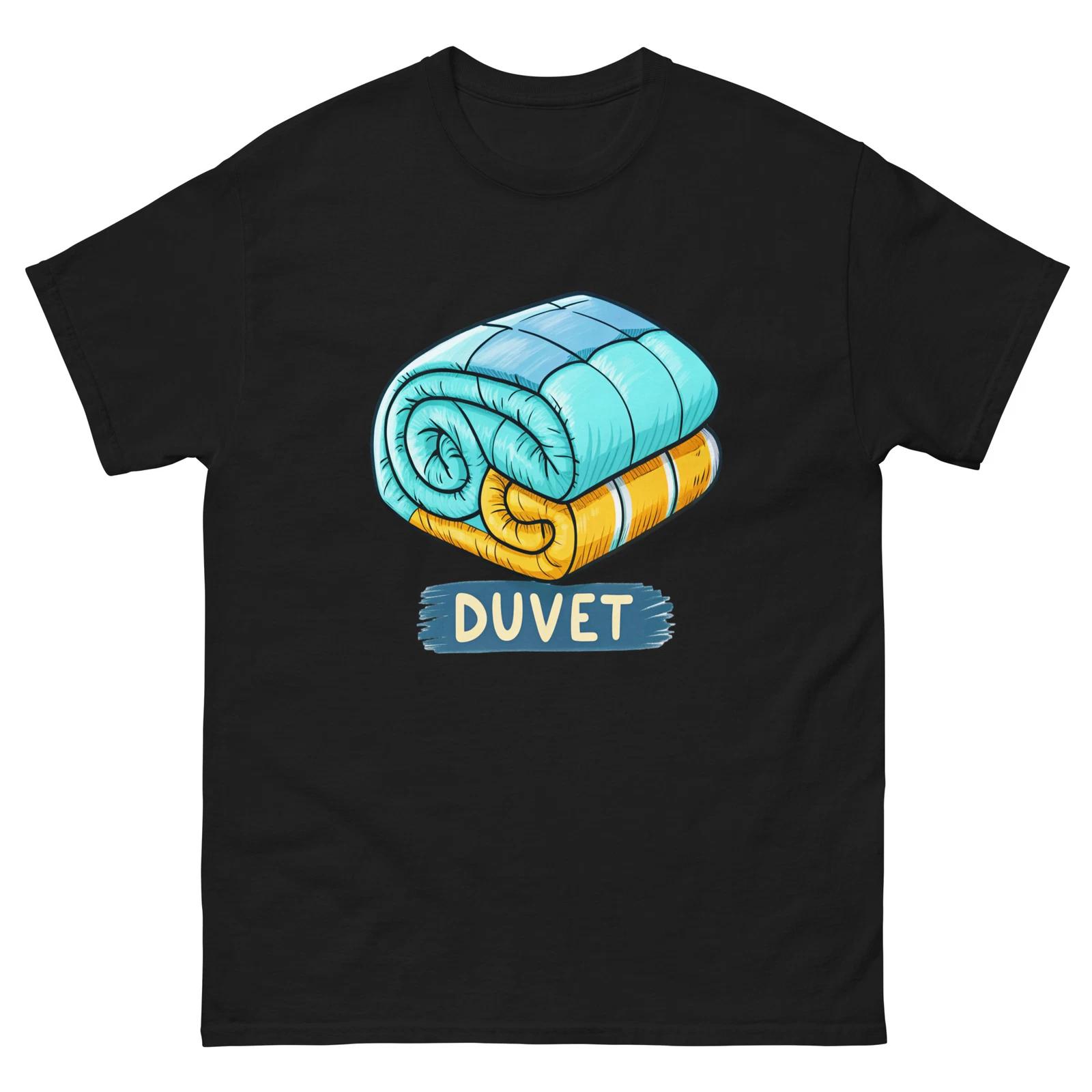 Duvet Popular Illustration Object T-Shirt L