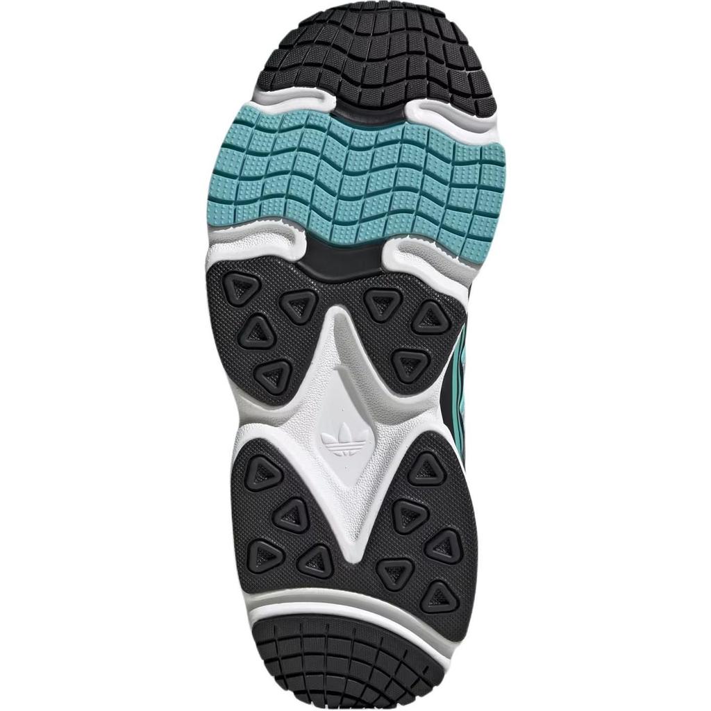 Adidas Originals Ozmillen Anti Slip Wear Resistant Low Top Kids' Running Shoes White Black Sneakers JH9975