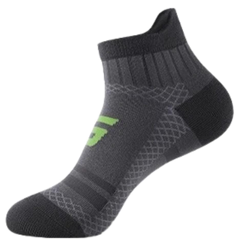 Men's Non-slip Marathon Running Socks, Short, Large Size, for Spring/Autumn, Training, and Mountaineering Sports