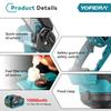 Yofidra Brushless 8Inch Telescoping Pole Electric Chainsaw High Branch Saw Garden Pruning Power Tool For Makita 18V Battery Pin