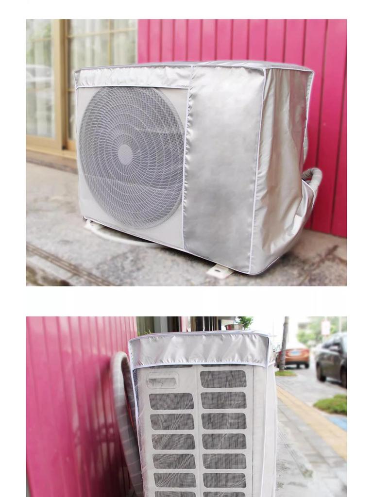 Rain & Sunproof Outdoor AC Unit Dust Cover for Haier/Midea/Gree