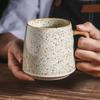 350mL Japanese Creative Retro Ceramic Mug Office Tea Cup Coffee Mug Breakfast Milk Cup Household Kitchen Water Cup 2025 New