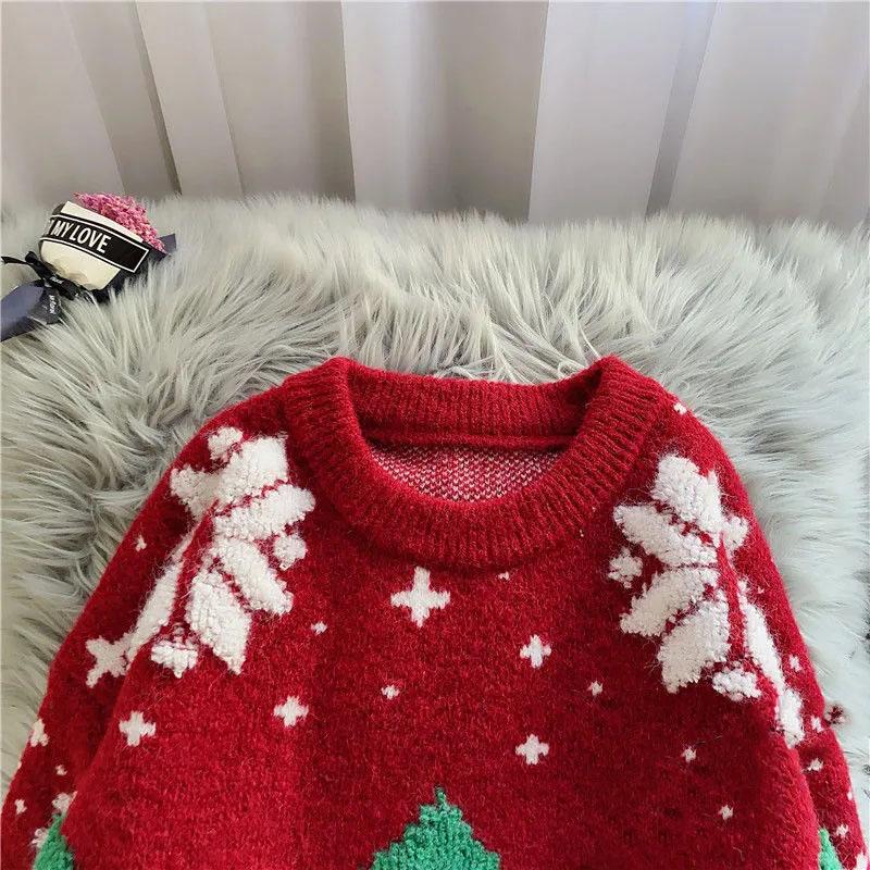 Pullover Damen Locker Oberbekleidung Herbst und Winter Tide Marke Neu Damen und Herren Allround-Casual Lazy Strickpullover