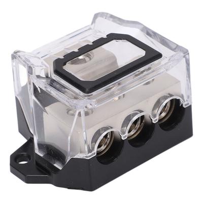 Power Distribution Block 0 Gauge To 4 Gauge Ground Wire Splitter Audio Distributor for Cars Boats