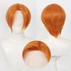 14 Zoll Cosplay Perücke Universelle Synthetische Spitzenfront-Perücke Kurze Anime-Perücke Mittelscheitel Gerade Cosplay-Perücke Mit Pony für den Alltag