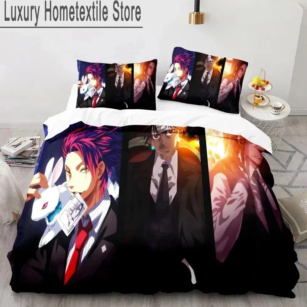 3d Hunter X Hunter Sleep Bedding Collection Single Size Full Queen Dimension Size Anime Bed Collection Children Kids Comforter Cover Bedroom Domestic