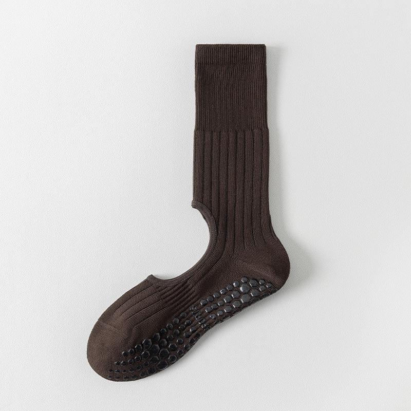 Yoga Socks - Children's Style - Ballet Style Long Tube Pilates Anti-slip Floor Socks - Backless Sock Cover