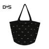 Outing Tote Bag Cotton Stroller Diaper Bag Portable Mommy Handbag Stroller Hanging Storage Bag for Diapers Bottles Travel Shopping
