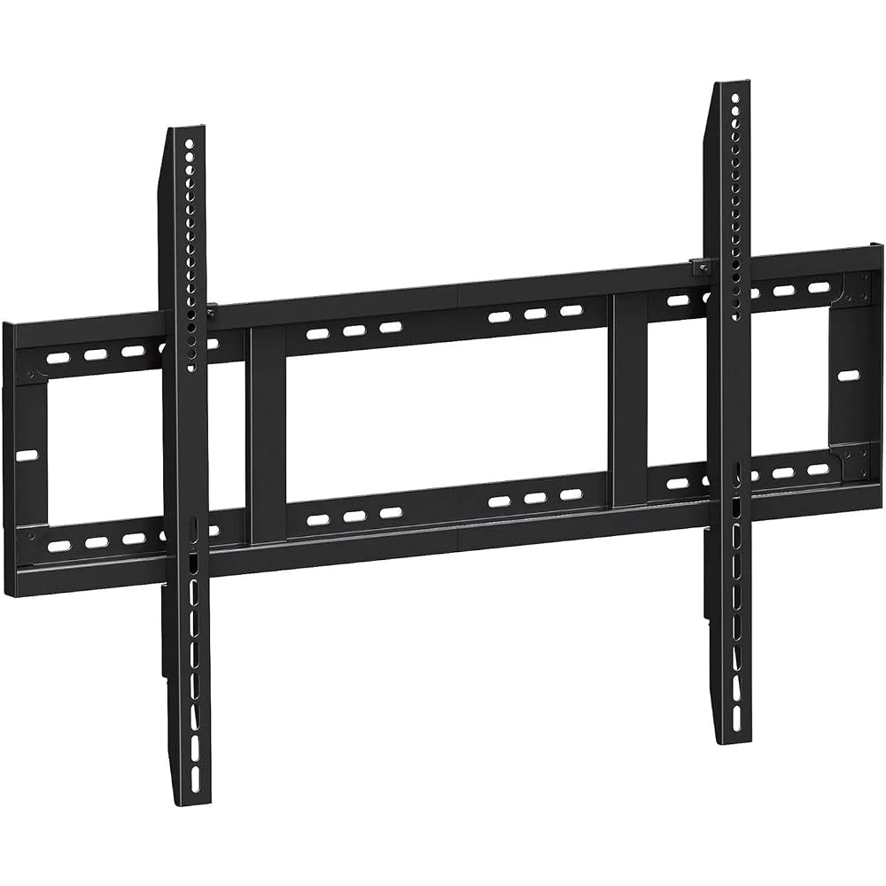 Asahiwood WALL FIT MOUNT TV Wall Mount Bracket, Standard, for 65-100 inch TVs, Black, 96cm (W) x 4.9cm (D) x 65cm (H), Fixed Type, VESA Compatible (20