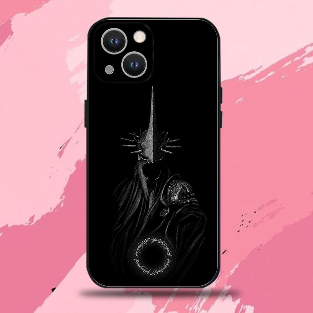 The Lord of the R-Rings Phone Case For iPhone 16,15,14,13,12,11 Plus,Pro Max,XS,X,XR,SE,Mini,8,7,Soft Silicone Black Cover