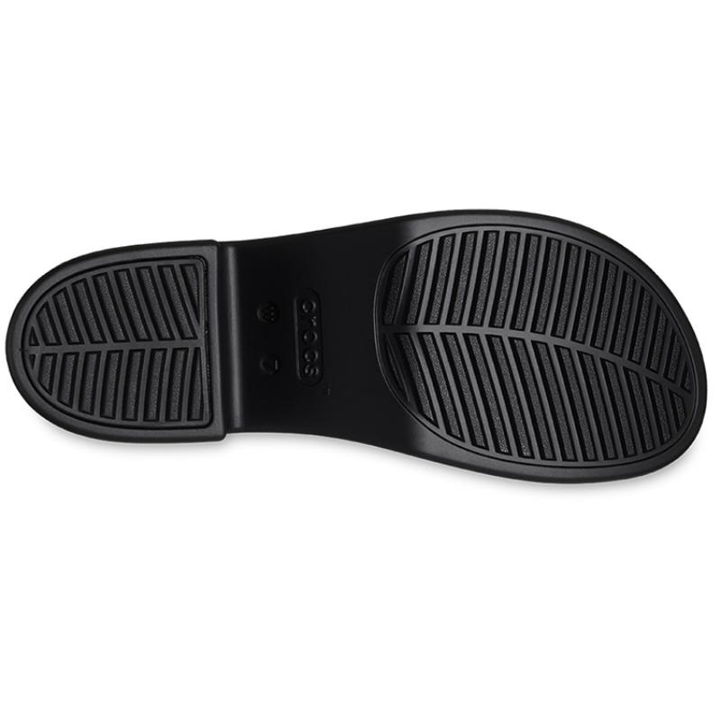 Crocs Brooklyn Slide Heels 'Black' Women's