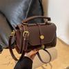 Niche Trend Messenger Shoulder Bag Soft Leather All-match Retro Small Square Bag