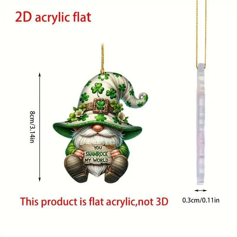 

Акриловый Очаровательный Декор для Автомобиля Подвесное Украшение Рождественская Елка в Мультяшном Стиле для Внутреннего Украшения