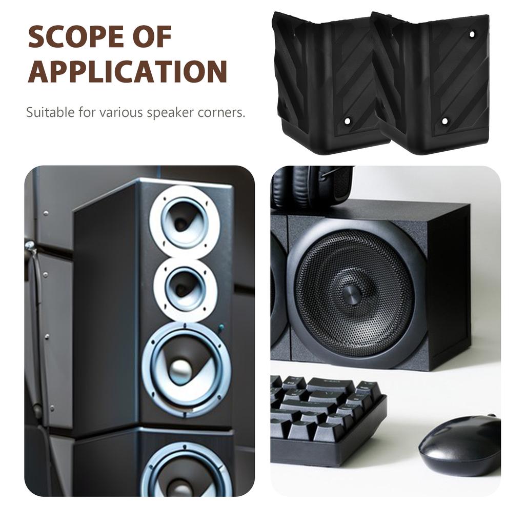 16 ks Ochrana úhlu reproduktoru Odolný plastový Nábytek Domácí vylepšení Rohy reproduktorů Kryt stolu Proti