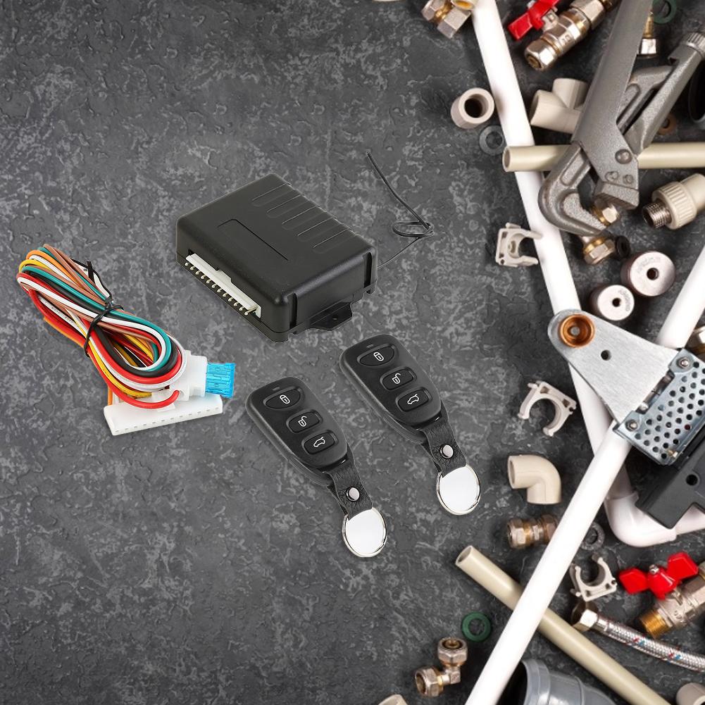 Car Remote Central Door Lock Locking Kit Keyless Entry Alarm System 410/T102 Outdoor Anti-resistance Repairing Parts