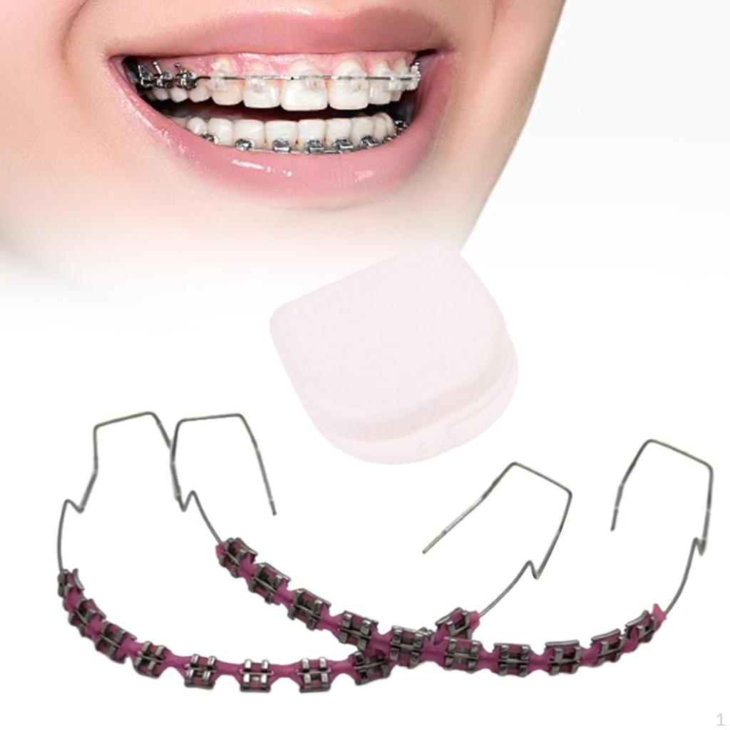 Temporary Tooth Decoration Practice Prop,Supplies Metal Bracket for Students