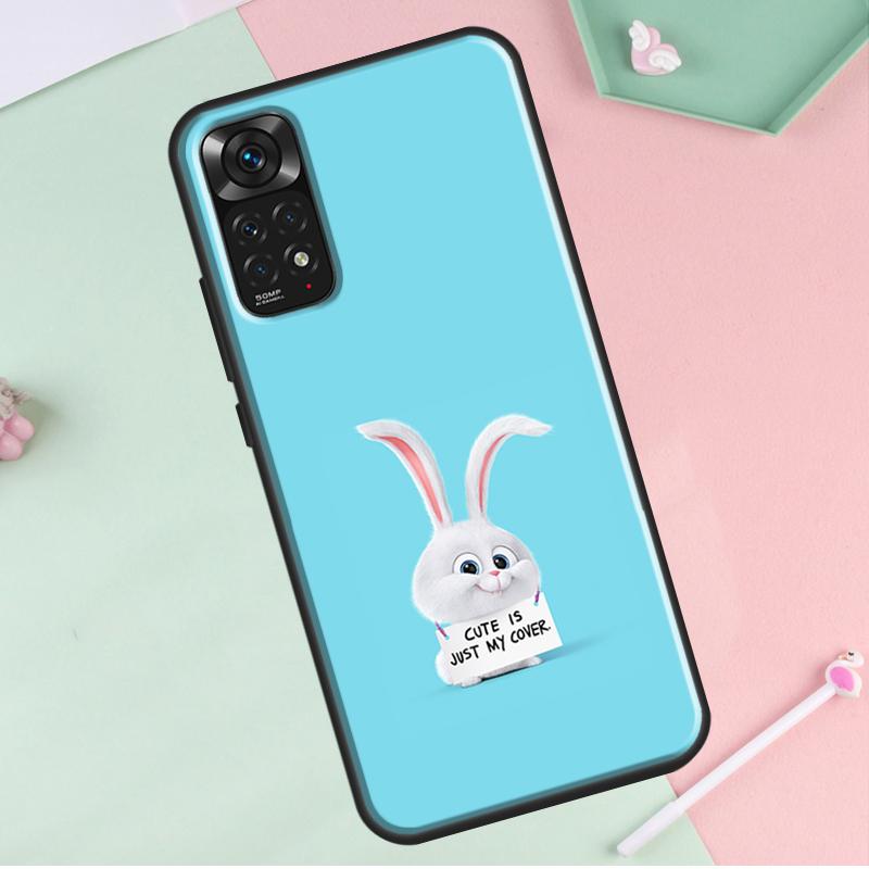 Husă urechi de iepure de iepure pentru Redmi Note 12 Pro Plus Husă pentru Redmi Note 10 8 9 11 Pro 12S 11S 10S 9S 9C 10C 12C