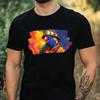 T-Shirt Men Rainbow Lori As Firefighter Motif Cotton Size XS To 5XL