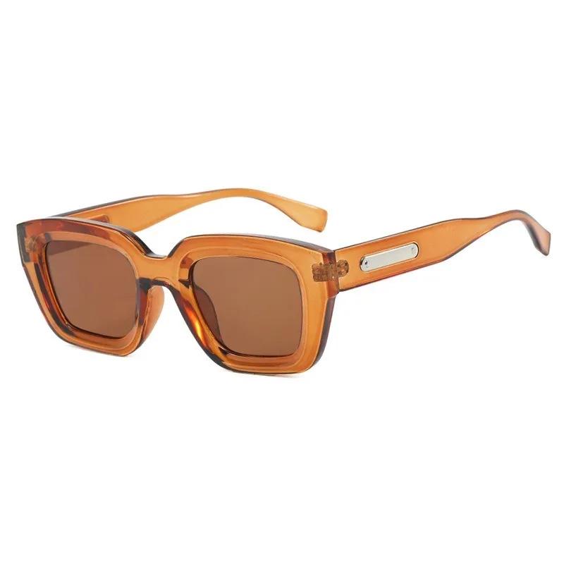 Retro Ins Square Sunglasses Women Fashion Cat Eye Sun Glasses Female Personalized Eyewear Shadow Gafas De Sol