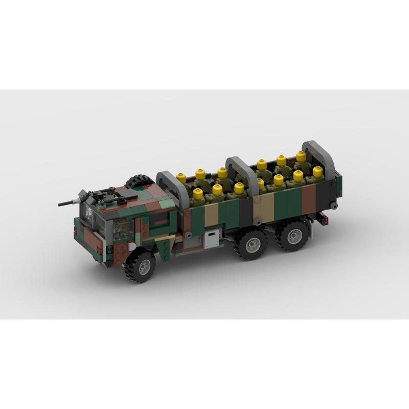 Платиновый Кирпич MOC-67974-1 Грузовик MAN KAT1 6×6 | 1:Масштаб 34