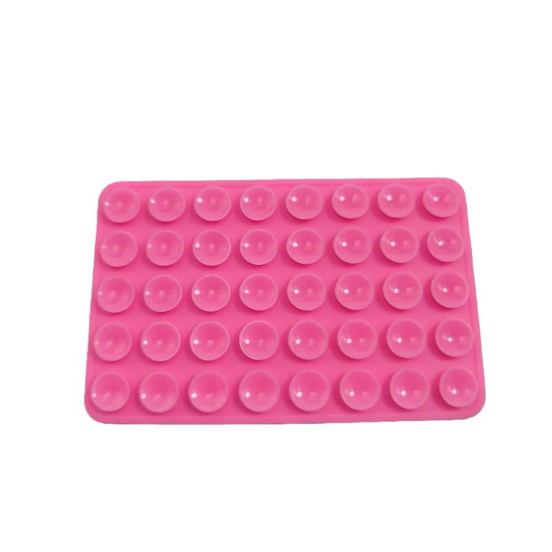 1/3Pcs Mobile Phone Silicone Sucker Pad Double Sided 40 Suction Cup Phone Holder Detachable Anti-slip Fixture