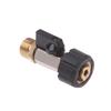 High Pressure Wash M22 Swivel Connnector With Ball Valve Switch On/off Function For Water Outlet Or Wash Gun