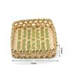 Desktop Ornament Bamboo Fruit Basket Bread Fruit Miniature Storage Baskets Creative Pastry Plate