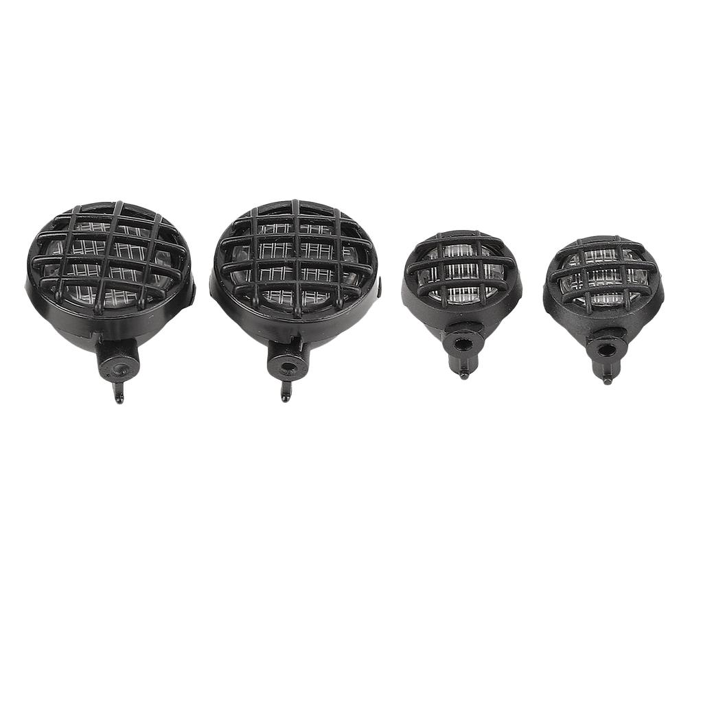 RC Round Light Cover Easy Install Plastic RC LED Light Cover for Traxxas for Hsp for Redcat for Axial Scx10 for D90 for