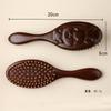 BEPAN Sandalwood Hand Carved Air Cushion Comb with Bamboo Teeth Oval Scalp Massage Brushes Scalp Massage Deep Penetration Styling Comb