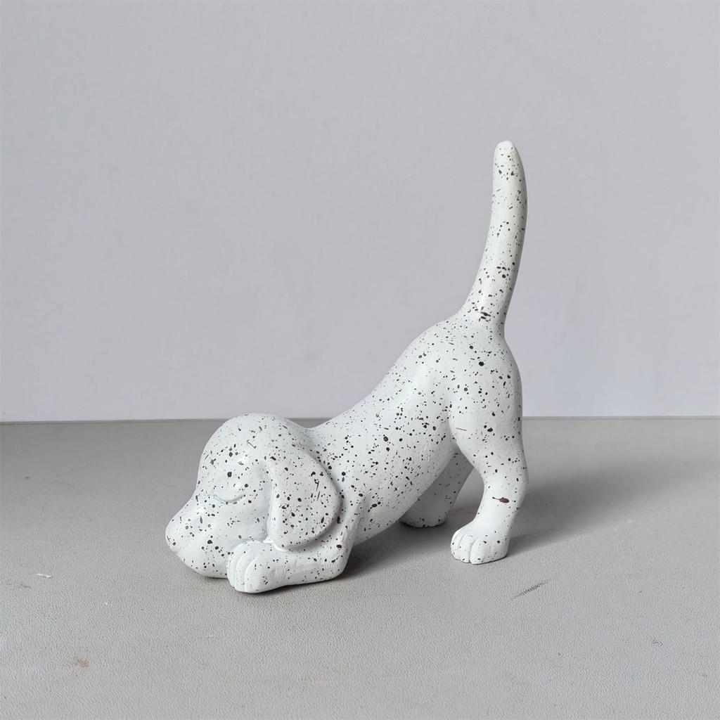 Dog Ring Holder, Dachshund Figurine, Living Room Tabletop Home Decor, Cute Decorative Organizer, Resin Craft.