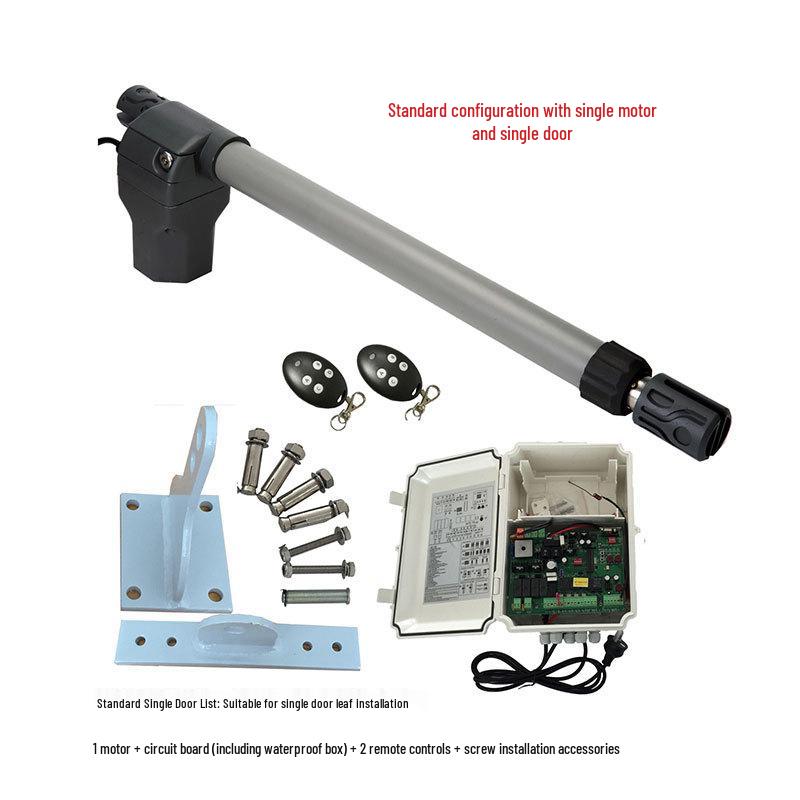 500KG Single Arm Smart Heavy Duty Gate Opener with Manual Clutch & Control Panel Integration.
