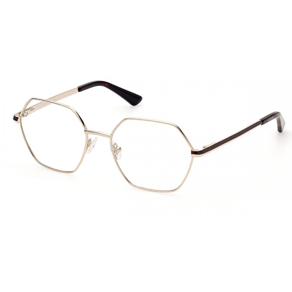 Photos - Glasses & Contact Lenses GUESS Women Eyeglasses Gu2869 032 Light Gold/53-17-140 