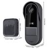 Smart Video Doorbell, Wireless Camera with 125 Wide Angle HD Video 2 Way   Night   2.4G WiFi IP65 , with  TF Card Storage, for Home Sec