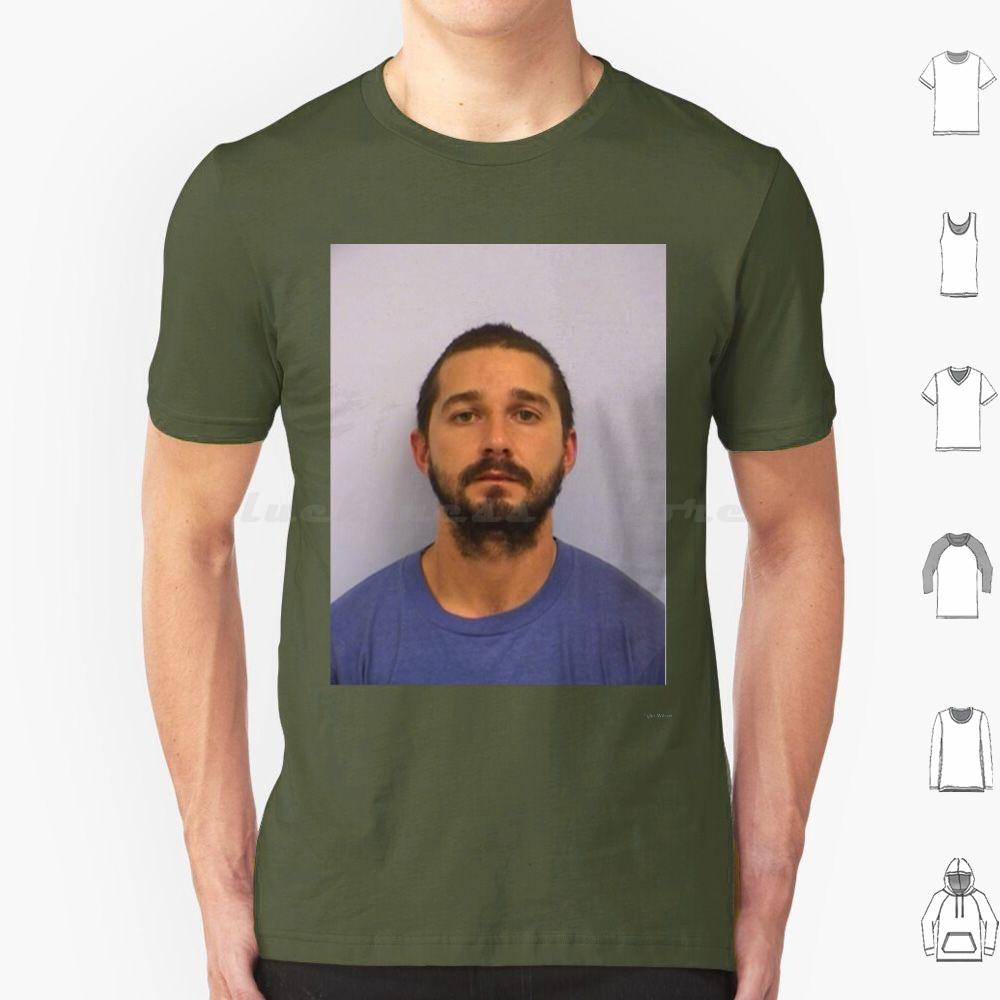 Shia Labeouf Mugshot T Shirt Cotton Men Women DIY Print Shia Labeouf Mugshot Shia Labeouf Shia Labeouf Mugshot Jail Do It All S