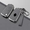 4 Buttons Zinc Alloy Leather Pickup Truck Car Key Case Caps Key Cover For Renault Euro 6 Series T C K Gama Shell Bag Keyring